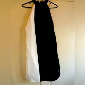 Black & White Halter Sundress